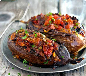 بادمجان شکمپر